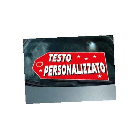 CARTELLO PER PARABREZZA "CORO" CARTELLO PER PARABREZZA "CORO"