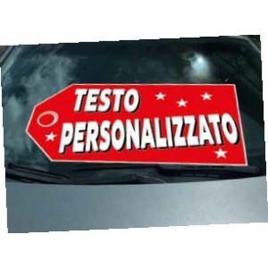 CARTELLO PER PARABREZZA "CORO"