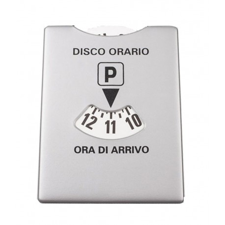 disco orario argento personalizzabile