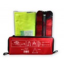 KIT TRIANGOLO DI EMERGENZA MICRO E GILET CON BORSA