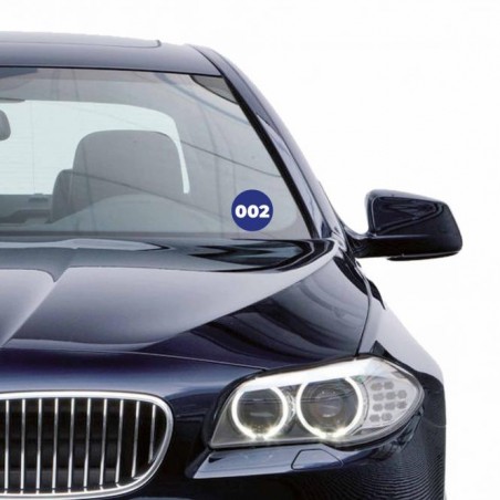 ADESIVI CON NUMERI PER AUTO