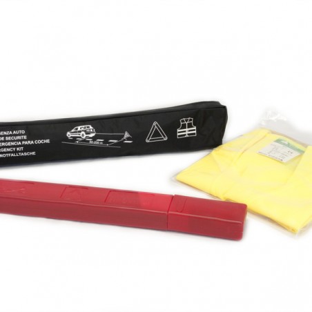 KIT TRIANGOLO DI EMERGENZA MICRO E GILET CON BORSA