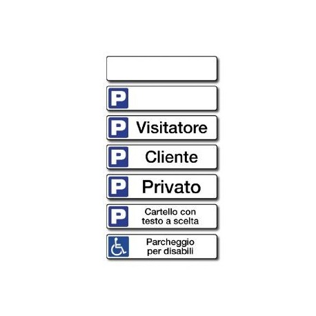 Segnali di parcheggio