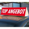 Cartello magnetico pubblicitario per tettuccio