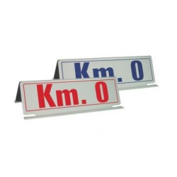 Cartello magnetico bifacciale per tetto auto