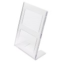 Porta depliant a L formato A4 verticale